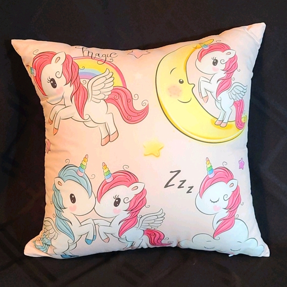 Pillow: unicorn magic Pegasus kawaii - Picture 3 of 4